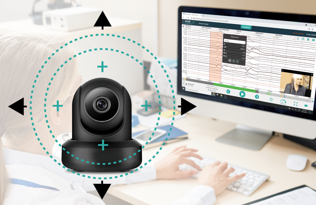 PTZ camera for use in remote monitoring