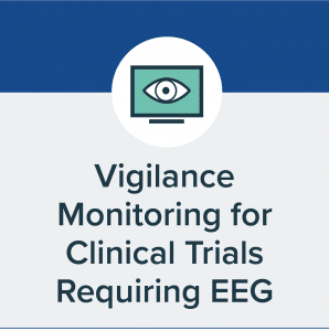 vigilance monitoring for clinical trials requiring EEG page button