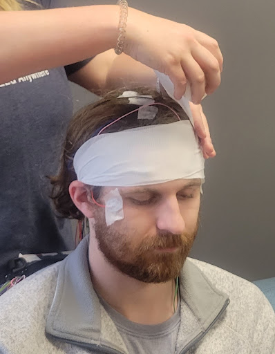 EEG head wrap step 3