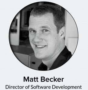 Director of Software Development Matt Becker