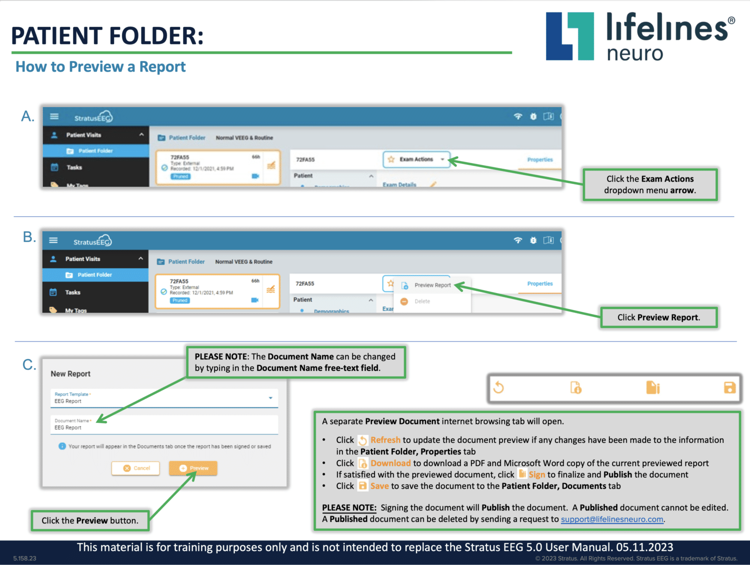 Preview Report Lifelines Neuro